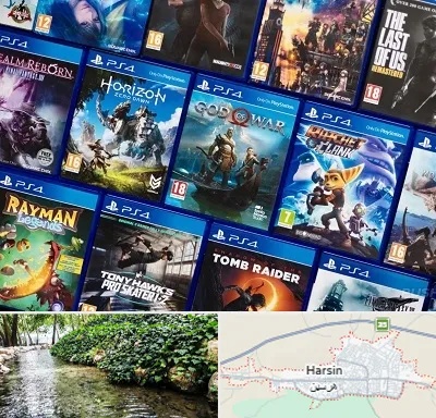 نصب بازی پلی استیشن PS4 در هرسین