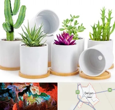 فروش گلدان سرامیکی در دلیجان