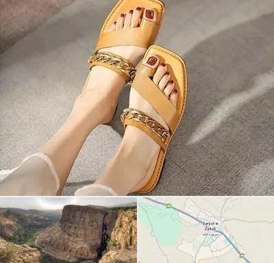 کفش صندل زنانه در سرپل ذهاب