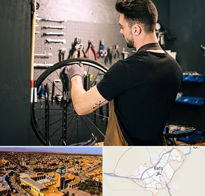 تعمیرکار دوچرخه در بافق