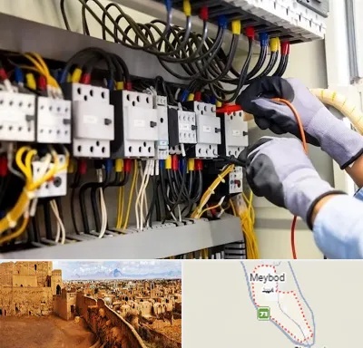 رفع اتصالی برق در میبد