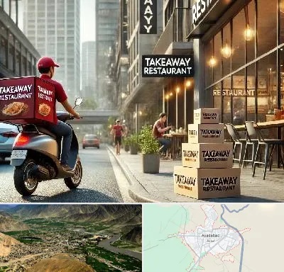 رستوران بیرون بر در اسدآباد