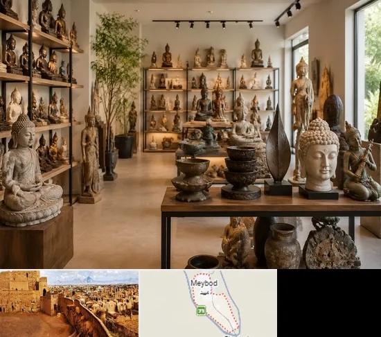 مجسمه فروشی در میبد