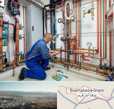 تاسیسات ساختمان در اسلام آباد غرب