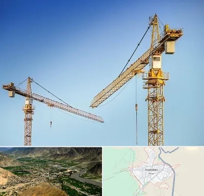 تاور کرین در اسدآباد