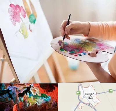 آموزشگاه نقاشی اکریلیک در دلیجان