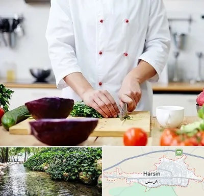تهیه غذا در هرسین