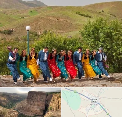 کلاس رقص کردی در سرپل ذهاب