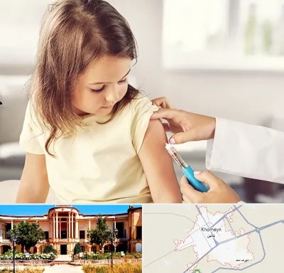نمونه گیری خون نوزاد و اطفال در خمین