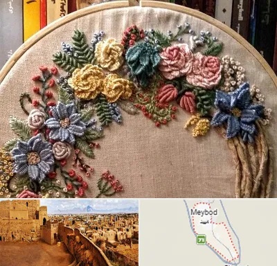 کلاس گلدوزی برزیلی در میبد