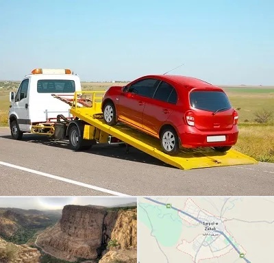 یدک کش خودرو در سرپل ذهاب