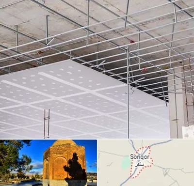 سقف کاذب در سنقر