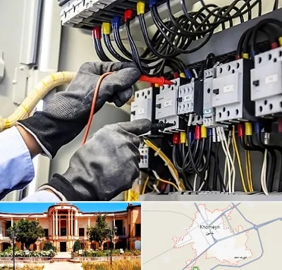 برقکار ساختمان در خمین