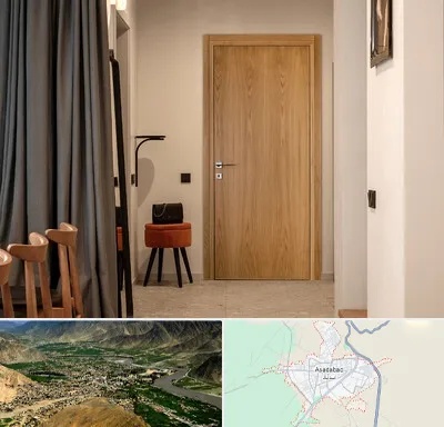 درب چوبی در اسدآباد