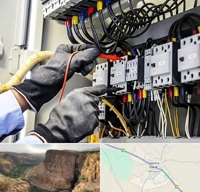 برقکار ساختمان در سرپل ذهاب