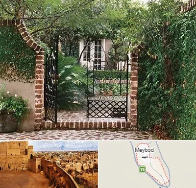 درب حیاط در میبد