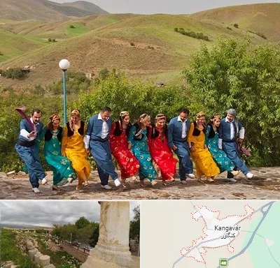 کلاس رقص کردی در کنگاور
