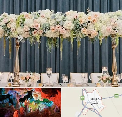 گل آرایی تالار در دلیجان