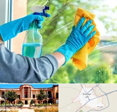 نظافتچی خانم در خمین