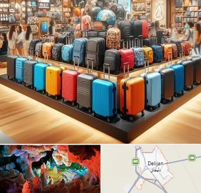 فروشگاه کیف و چمدان در دلیجان