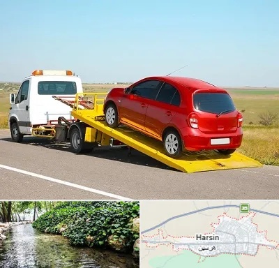 یدک کش خودرو در هرسین