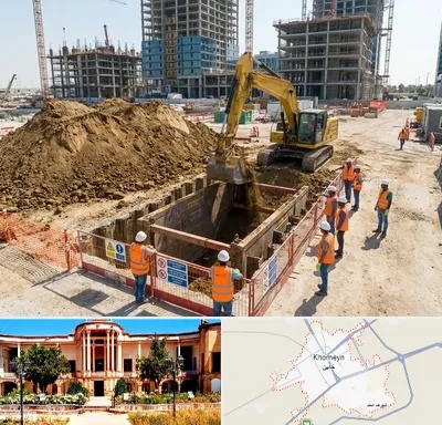 خاکبرداری و گودبرداری در خمین