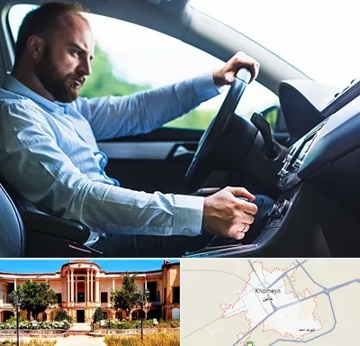 آموزش رانندگی پایه یک در خمین