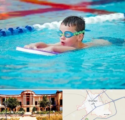 کلاس شنا برای کودکان در خمین
