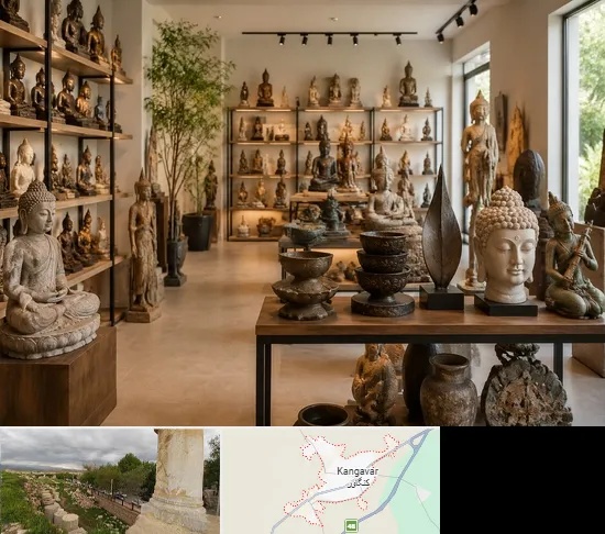 مجسمه فروشی در کنگاور
