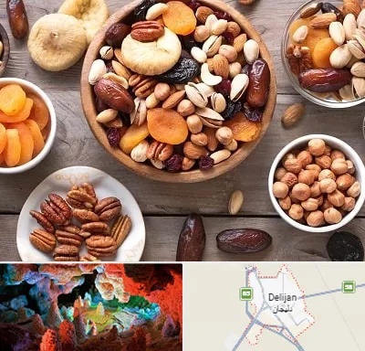 آجیل فروشی در دلیجان