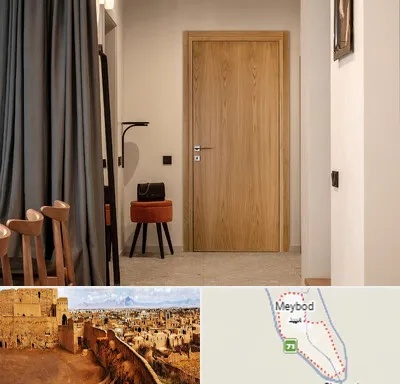 درب چوبی در میبد