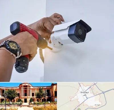 نصاب دوربین مدار بسته در خمین