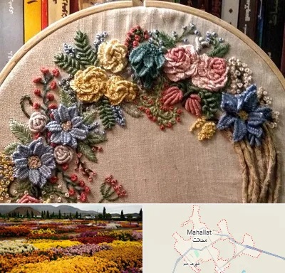 کلاس گلدوزی برزیلی در محلات