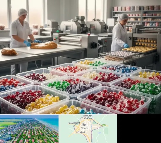آبنبات پزی در ساری