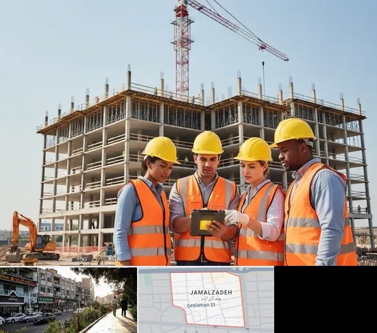 پیمانکار ساختمان در خیابان جمالزاده