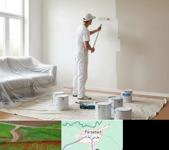 نقاشی ساختمان در پارس آباد