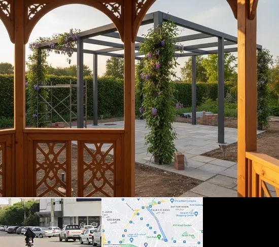 آلاچیق و پرگولا در قدوسی شرقی شیراز