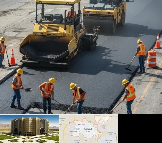 آسفالت کاری در نجف آباد