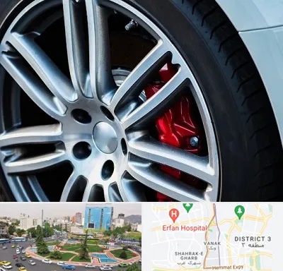 لاستیک فروشی در ونک 