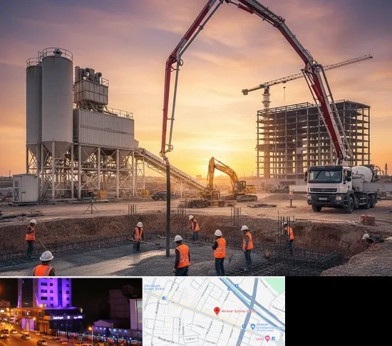 بتن آماده در آبرسان تبریز