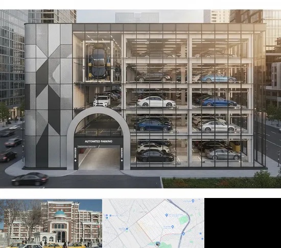 اجرا پارکینگ طبقاتی مکانیزه در طلاب مشهد