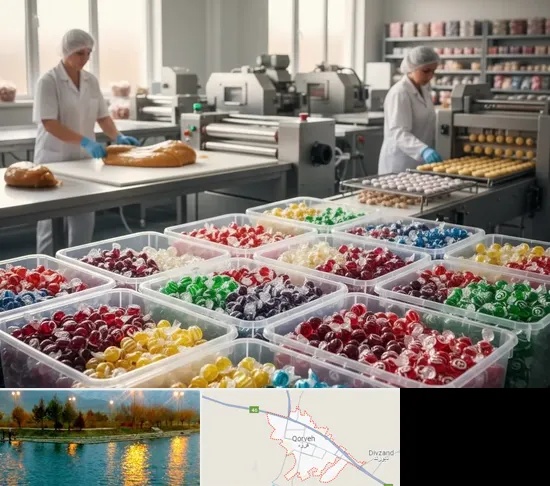 آبنبات پزی در قروه