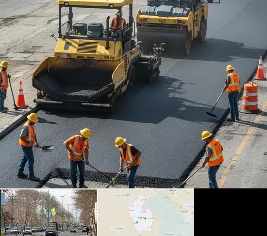 آسفالت کاری در نظرآباد کرج