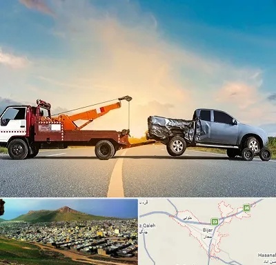 یدک کش شبانه روزی در بیجار