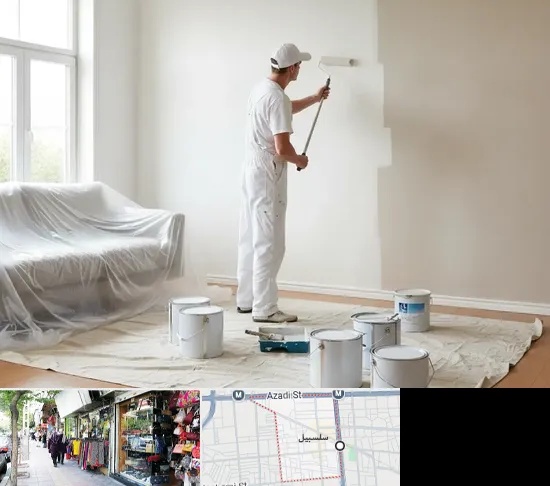 نقاشی ساختمان در سلسبیل