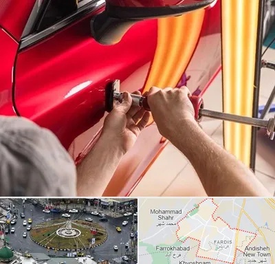 صافکاری با دستگاه مکش در فردیس کرج 
