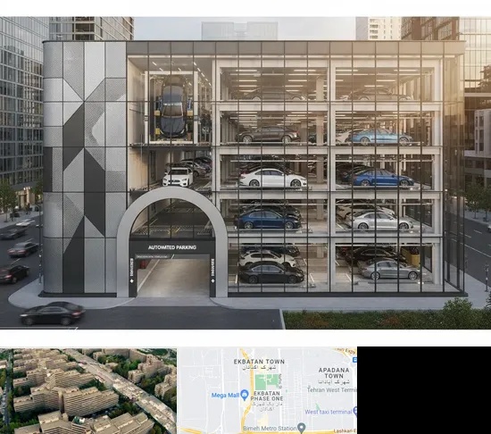 اجرا پارکینگ طبقاتی مکانیزه در اکباتان