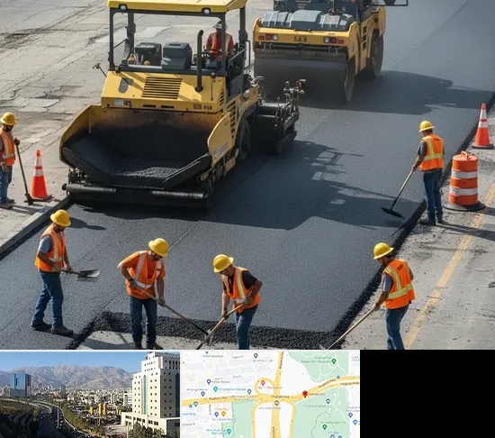 آسفالت کاری در حقانی