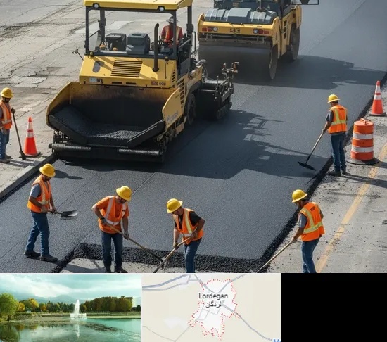 آسفالت کاری در لردگان