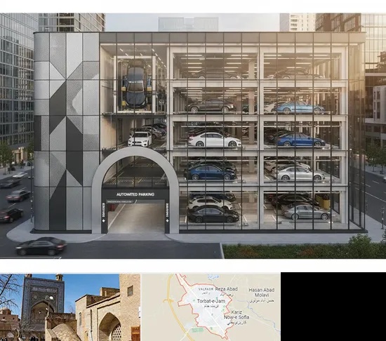 اجرا پارکینگ طبقاتی مکانیزه در تربت جام